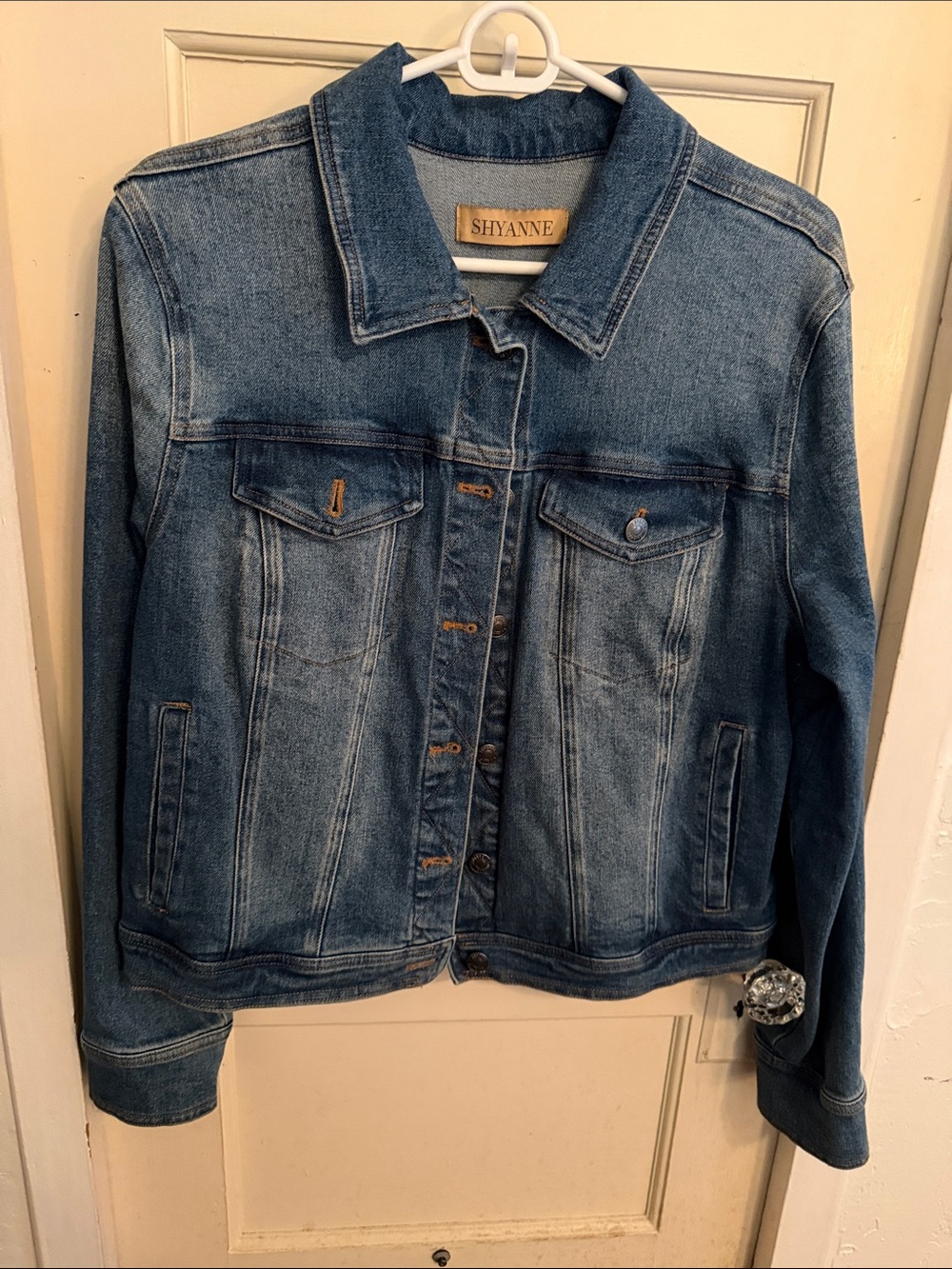 Shyanne Classic Medium Blue Denim Jacket